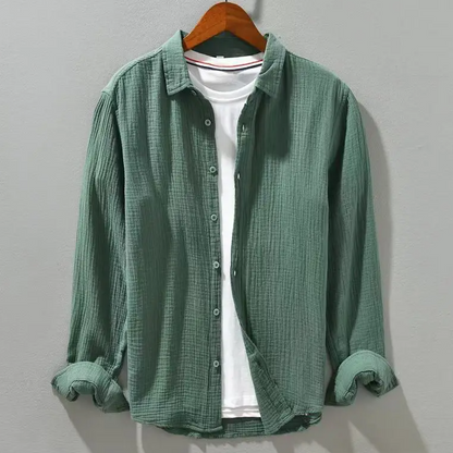Grady - Soft-Touch Button-Up Shirt